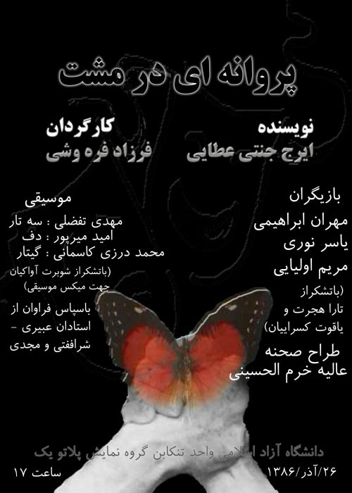 پروانه ای در مشت